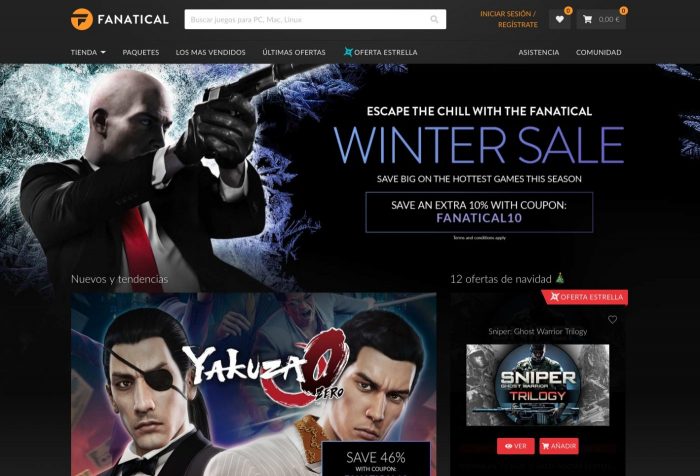 fanatical-com Dónde comprar juegos baratos online 1