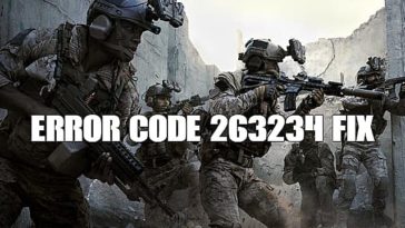 Call of Duty Modern Warfare - Cómo solucionar el código de error 263234 1