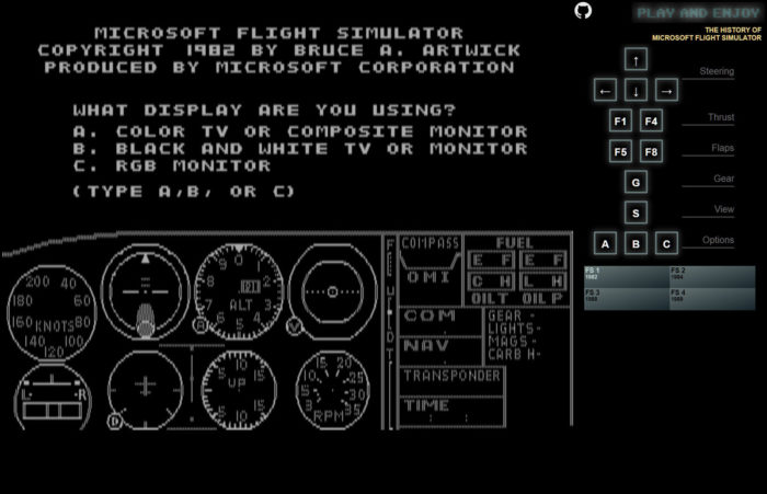 Flight Simulator - Prueba las primeras versiones del simulador desde tu navegador completamente gratis